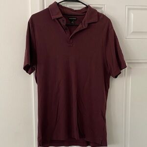 Banana Republic Dark Red Polo Shirt